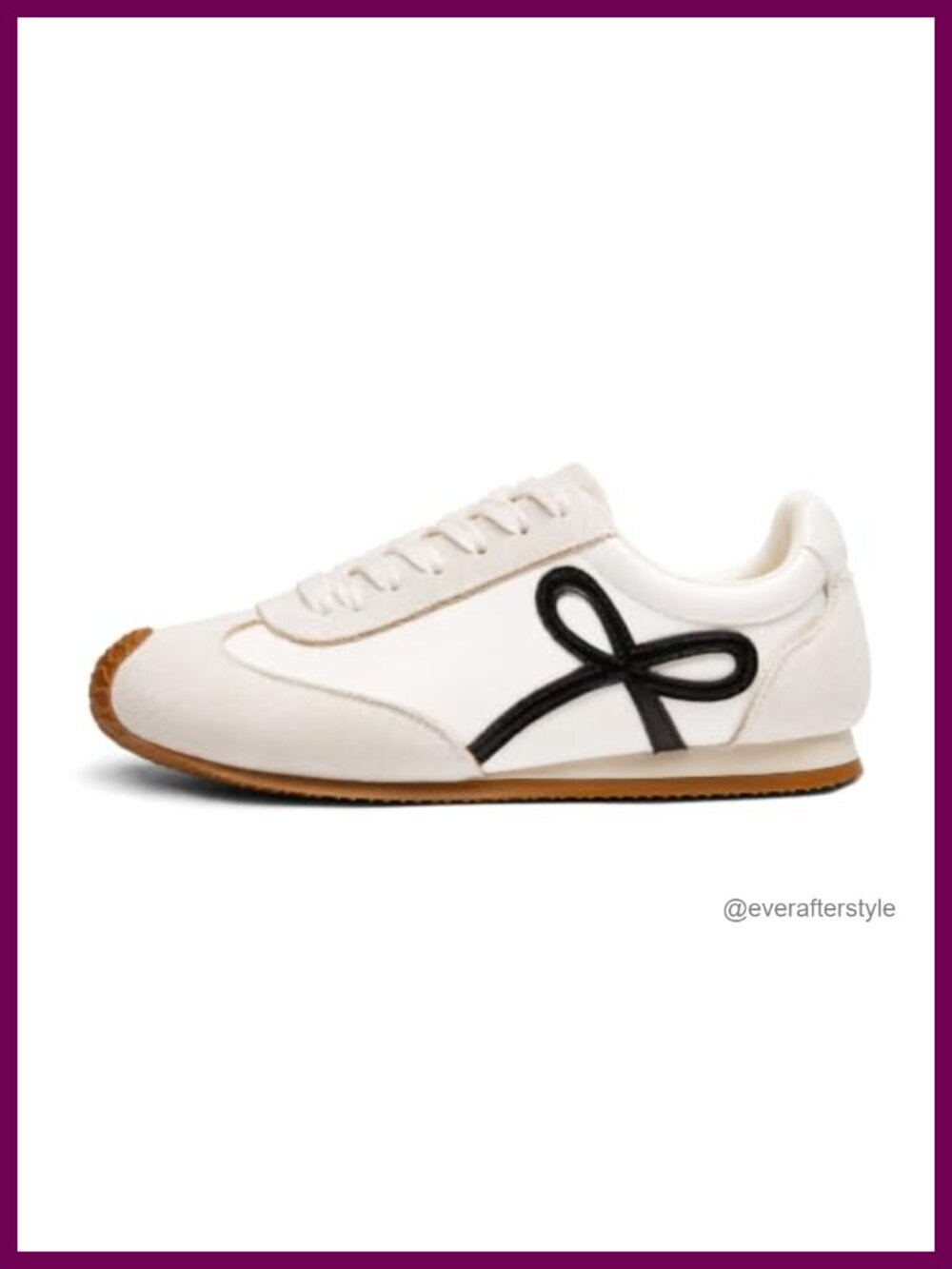Faux Leather Lace-Up Walking Sneakers Comfortable Round Toe Women's Shoes